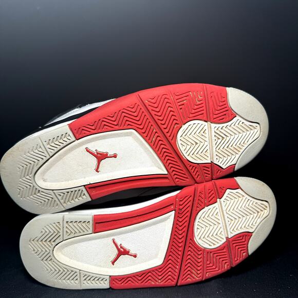 Size 7 - Nike Air Jordan 4 Retro OG GS Fire Red 2020 Men's Shoes - Picture 6 of 8